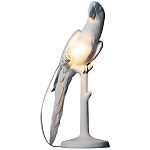 Настольная лампа в виде попугая White Parrot Table Lamp варинант исполнения - 1 | Loft Concept в Москве