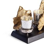 Подсвечник Cozy Light с декором кленовыми листьями варинант исполнения - 2 | Loft Concept в Москве