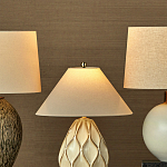 Настольная лампа с волнистым узором и абажуром в форме конуса Macrame варинант исполнения - 4 | Loft Concept в Москве