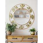 Зеркало настенное в металлическом обрамлении Mirror Golden Portal варинант исполнения - 3 | Loft Concept в Москве