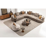 Угловой модульный диван Calypso с поворотным механизмом  варинант исполнения - 12 | Loft Concept в Москве