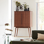 Буфет с двумя раздвижными дверцами Toinette Brown Wooden Cupboard варинант исполнения - 7 | Loft Concept в Москве