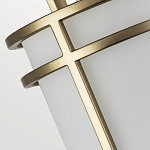 Бра с геометрическим каркасом и матовым белым цилиндрическим плафоном Feiss варинант исполнения - 2 | Loft Concept в Москве