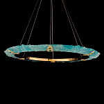 Люстра в форме кольца с цветочным декором Warm Heavenly Light варинант исполнения - 5 | Loft Concept в Москве