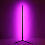 Торшер черного цвета на угловом основании Arteriors варинант исполнения - 3 | Loft Concept в Москве