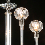 Люстра с 8-ю лампами и гранеными стеклянными плафонами Prism Gala варинант исполнения - 6 | Loft Concept в Москве