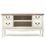 ТВ-тумба из массива берёзы с ящиками и открытыми полками Interiors Romance варинант исполнения - 1 | Loft Concept в Москве