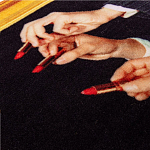 Коврик Seletti Lipstick Black варинант исполнения - 2 | Loft Concept в Москве