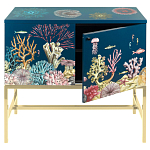 Буфет ручная роспись в морском стиле Cabinet Fondo Marino  варинант исполнения - 3 | Loft Concept в Москве