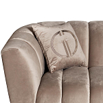 Диван трехместный велюровый серый Island of Comfort варинант исполнения - 2 | Loft Concept в Москве