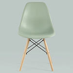 Пластиковый стул на ножках из массива бука Eames Mint варинант исполнения - 3 | Loft Concept в Москве