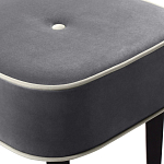 Квадратный мягкий пуф на черных ножках Winton Pouf Square варинант исполнения - 22 | Loft Concept в Москве