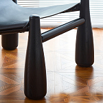 Кресло черно-белое со съемными подушками Celebrity варинант исполнения - 5 | Loft Concept в Москве