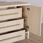 Буфет Primo с тремя ящиками и двумя фасадами Светлый дуб варинант исполнения - 6 | Loft Concept в Москве