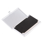 Визитница карманная металлическая с накладкой из натурального камня Апатит Stone Business Card Holders варинант исполнения - 3 | Loft Concept в Москве