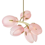 Дизайнерский Светильник Lilly Pink Tulip Lamp розовый плафон  варинант исполнения - 1 | Loft Concept в Москве