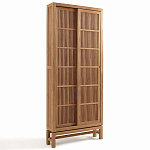 Шкаф из массива тика Okino Wood Cabinet варинант исполнения - 4 | Loft Concept в Москве