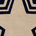 Дизайнерский ковер в виде звезды Poltronova Tappeto Stellina  Navy Blue Grey Rug варинант исполнения - 5 | Loft Concept в Москве