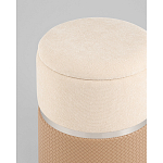 Пуф Mauldine с ящиком бежевый с экокожей варинант исполнения - 3 | Loft Concept в Москве