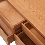 Длинная деревянная консоль с ящиками Espen Wooden Console варинант исполнения - 2 | Loft Concept в Москве