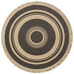 Ковер из комбинированного состава с узором Circles of goodness варинант исполнения - 1 | Loft Concept в Москве