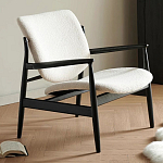 Кресло с каркасом и ножками из древесины и мягкими сиденьем и спинкой Venice варинант исполнения - 2 | Loft Concept в Москве