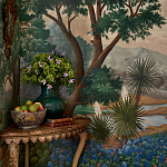 Обои ручная роспись Hill Country Scenic Special Colourway on scenic paper варинант исполнения - 5 | Loft Concept в Москве