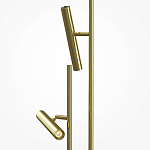 Напольный торшер светодионый золотой Lumen Duo варинант исполнения - 2 | Loft Concept в Москве