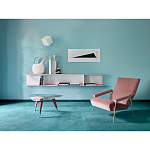 Дизайнерская подвесная полка Gio Ponti D.355.1 - D.355.2 Hanging Bookcase варинант исполнения - 3 | Loft Concept в Москве