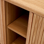 Буфет с 2-мя раздвижными дверцами из ясеневого шпона Toinette варинант исполнения - 3 | Loft Concept в Москве