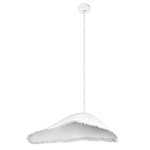 Подвесной светильник с асимметричным волнообразным абажуром и фактурной бахромой по краю Tactile Line варинант исполнения - 4 | Loft Concept в Москве