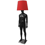 Лампа MALE MANNEQUIN LAMP с абажуром открытый позинг варинант исполнения - 1 | Loft Concept в Москве
