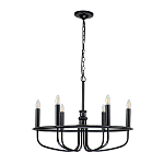 Люстра круглая с 6-ю лампами Kichler варинант исполнения - 8 | Loft Concept в Москве