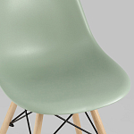 Пластиковый стул на ножках из массива бука Eames Mint варинант исполнения - 7 | Loft Concept в Москве