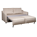 Диван двухместный раскладной светло-серый с кантом Pride варинант исполнения - 2 | Loft Concept в Москве