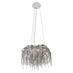 Люстра подвесная круглая с изогнутыми металлическими дугами и ниспадающими цепочками 65 см Atlantis Chain варинант исполнения - 12 | Loft Concept в Москве