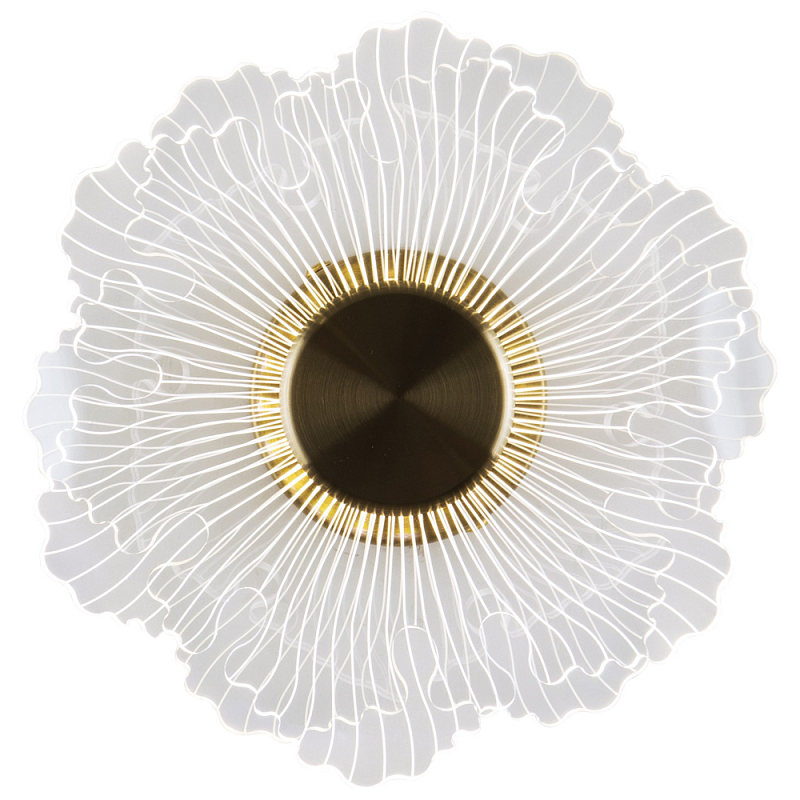    Loggia White Flower Acrylic Wall Lamp       | Loft Concept 