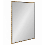 Зеркало прямоугольное в фактурной золотой раме Reflective Fabric варинант исполнения - 1 | Loft Concept в Москве