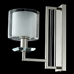 Бра с геометрическим каркасом из металла и цилиндрическим стеклянным плафоном Laurent варинант исполнения - 3 | Loft Concept в Москве