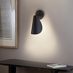 Бра с поворотным плафоном Aracea Black Wall Lamp варинант исполнения - 9 | Loft Concept в Москве