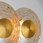 Бра из трех стеклянных фактурных дисков Eyepiece варинант исполнения - 4 | Loft Concept в Москве