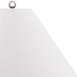 Настольная лампа овальная с тропическим принтом Stylized Aalm Leaves Motif варинант исполнения - 3 | Loft Concept в Москве