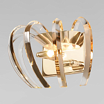 Бра золотого цвета с изогнутыми хрустальными элементами Radiant Ribbons варинант исполнения - 2 | Loft Concept в Москве