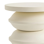 Фигурный приставной столик кремового цвета  AMORPHOUS варинант исполнения - 2 | Loft Concept в Москве