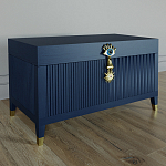 Большой дизайнерский Сундук Elsa Dreams Blue варинант исполнения - 4 | Loft Concept в Москве