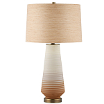 Настольная лампа фарфоровая с узором на корпусе Junction Place варинант исполнения - 3 | Loft Concept в Москве