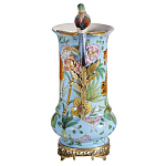 Ваза из фарфора с птицей на бронзовой ветке Garden of Eden варинант исполнения - 3 | Loft Concept в Москве