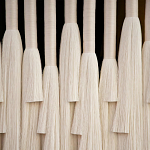 Декор на стену Белые Кисти Wall decor White Tassels варинант исполнения - 1 | Loft Concept в Москве