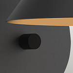 Бра с широким конусным плафоном с золотистой внутренней стороной Alora Mood варинант исполнения - 4 | Loft Concept в Москве