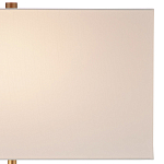 Торшер с прямоугольным абажуром на белом мраморном основании Asymmetry on Marble варинант исполнения - 3 | Loft Concept в Москве